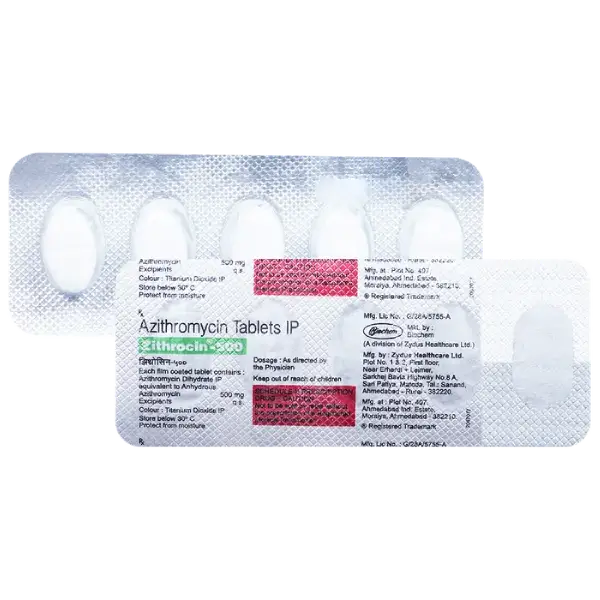 Zithrocin 500mg Tablet